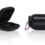 Hard-Case-Etui mit Metallkarabiner für Otoplastiken