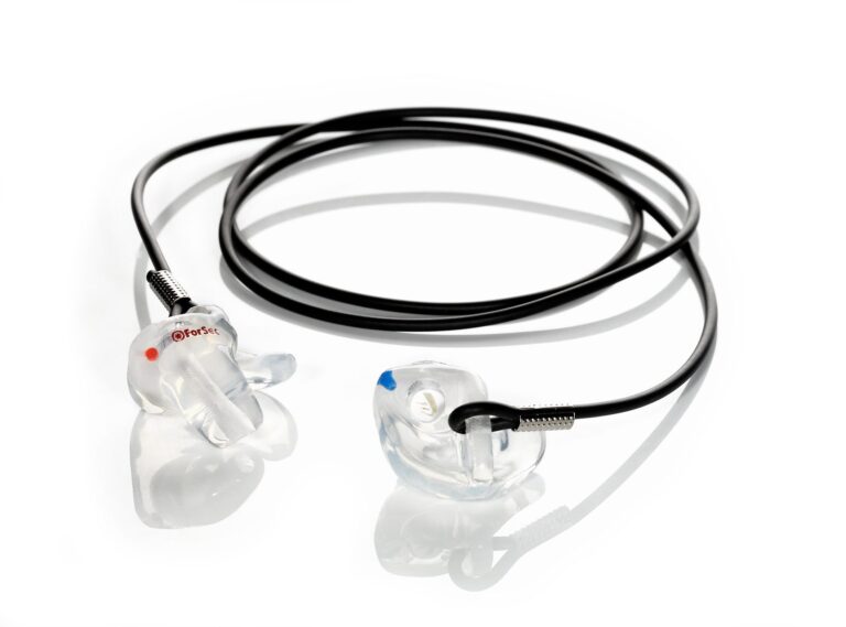 DLO®-Silikon Otoplastik mit DM-Filter Weiß, Schalenform