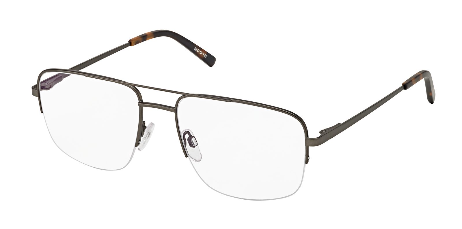 ForSec H208 Bildschirmarbeitsplatzbrille in Aviator-Form, Frontansicht