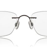 ForSec B102 Titan randlose Brille mit Glasform 4009