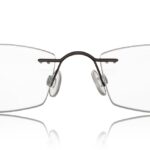 ForSec B111 Edelstahl randlose Brille mit Glasform 630