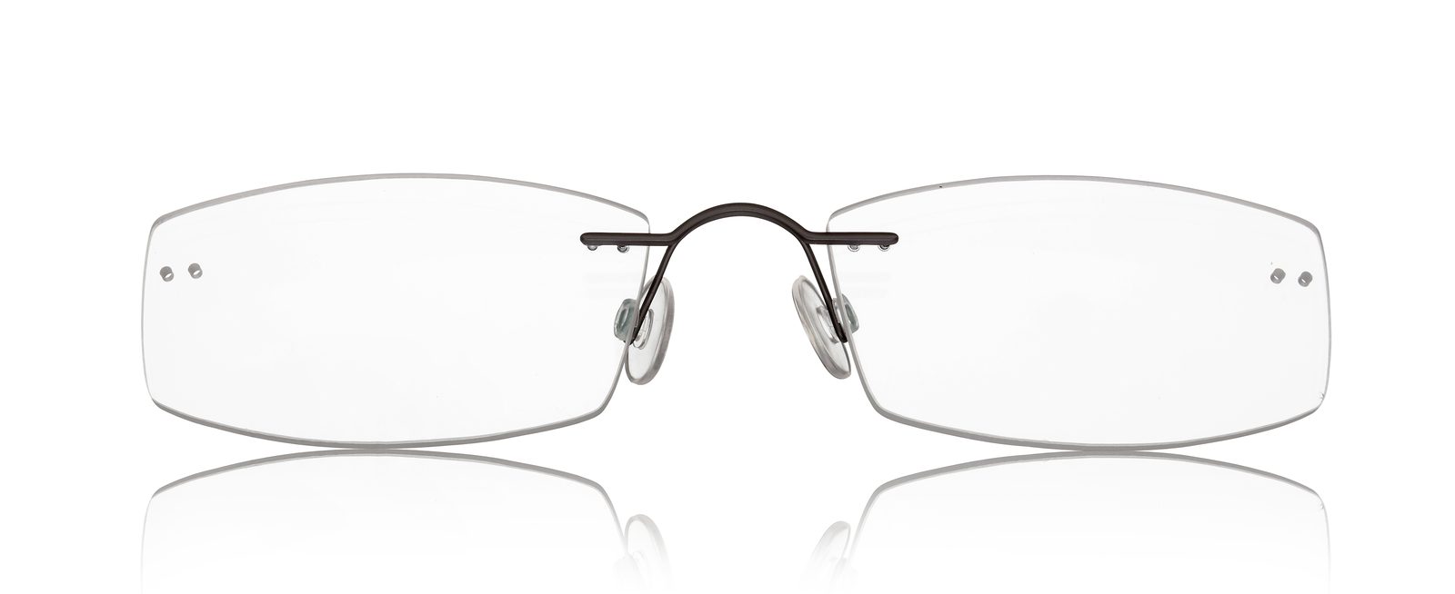 ForSec B111 Edelstahl randlose Brille mit Glasform 630