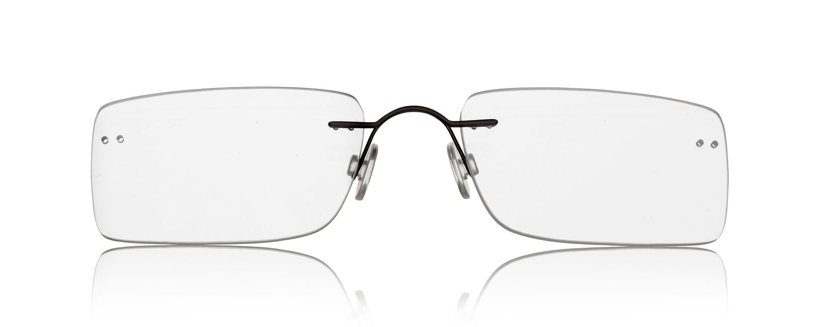 ForSec B114 Titan randlose Brille mit Glasform 9001